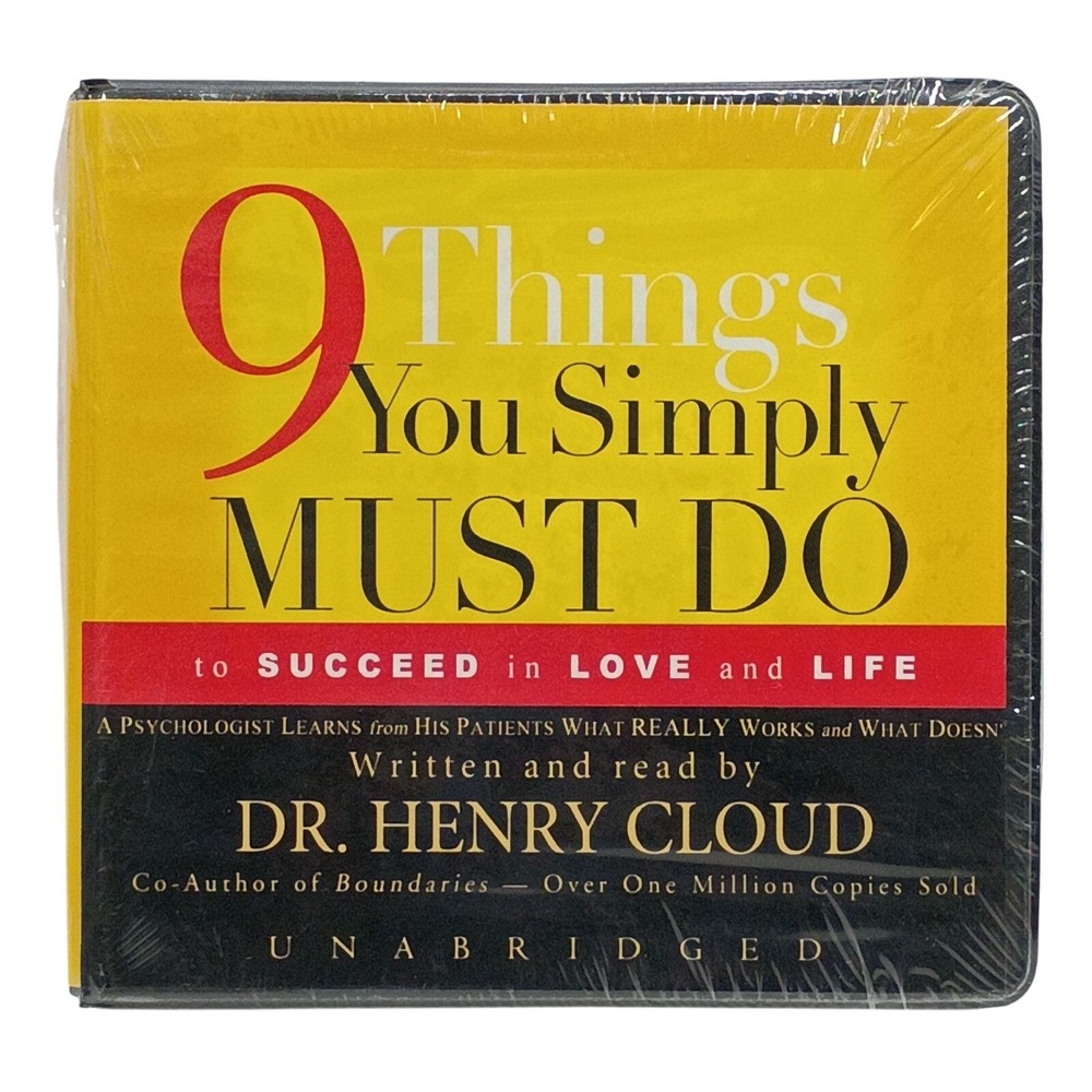 9 Things You Simply Must Do (5 CD Audiobook, 2005) Self-Help Dr Henry Cloud